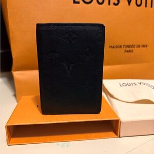 Louis Vuitton Monogram Black Card Holder